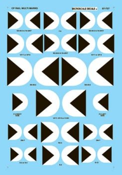 Microscale 87 - 737 HO, CP Rail, Diesel Multimark Logo, 1969 - 1995 - House of Trains