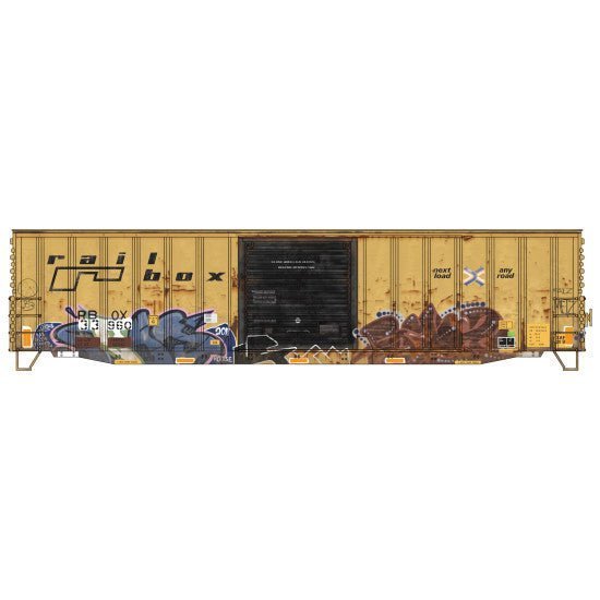 MTL 5600-003 HO 50' Box Car, Grit N' Grime Series, RBOX 33960 - House of Trains