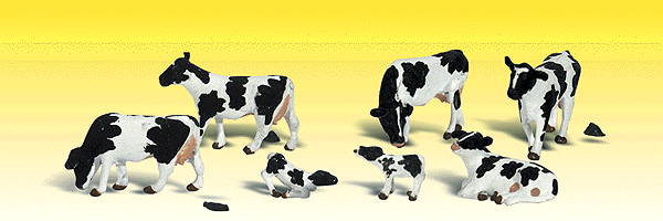 Woodland Scenics Accents 2187 N Holstein Cows