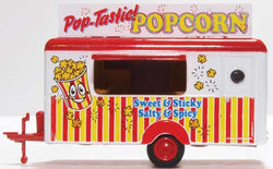 Oxford 87TR016 HO, Mobile Food Trailer, Poptastic Popcorn - House of Trains