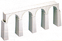 Atlas 2826 N, Viaduct Kit, 4-arch cut stone masonry