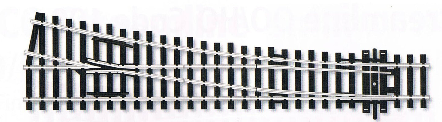 Peco SL - 95 HO Code 100 Insulfrog Medium Right Hand Turnout, 6 - House of Trains