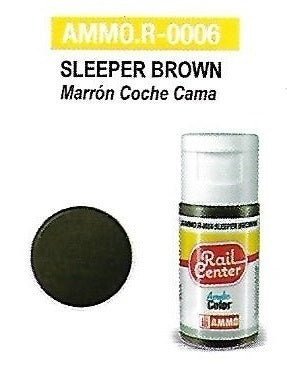 Rail Center Paint R - 0006, Sleeper Brown, 15ml bottle, Acrylic Paint - House of Trains
