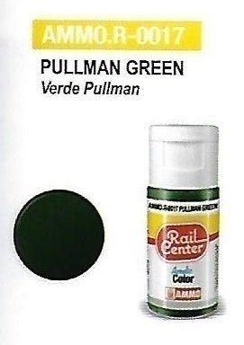 Rail Center Paint R - 0017, Pullman Green, 15ml bottle, Acrylic Paint - House of Trains