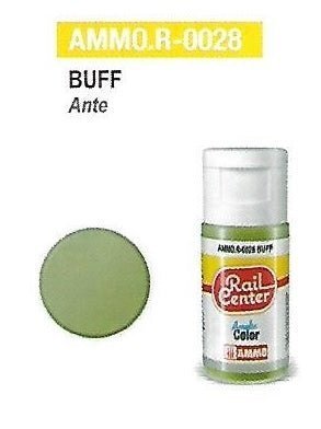 Rail Center Paint R - 0028, Buff, 15ml bottle, Acrylic Paint - House of Trains