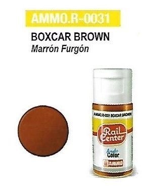 Rail Center Paint R - 0031, Boxcar Brown, 15ml bottle, Acrylic Paint - House of Trains
