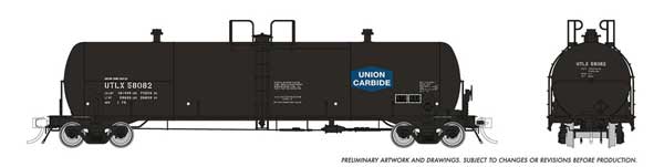 Rapido 135022A HO, Procor GP20 Tank Car, UTLX, 58096 - House of Trains