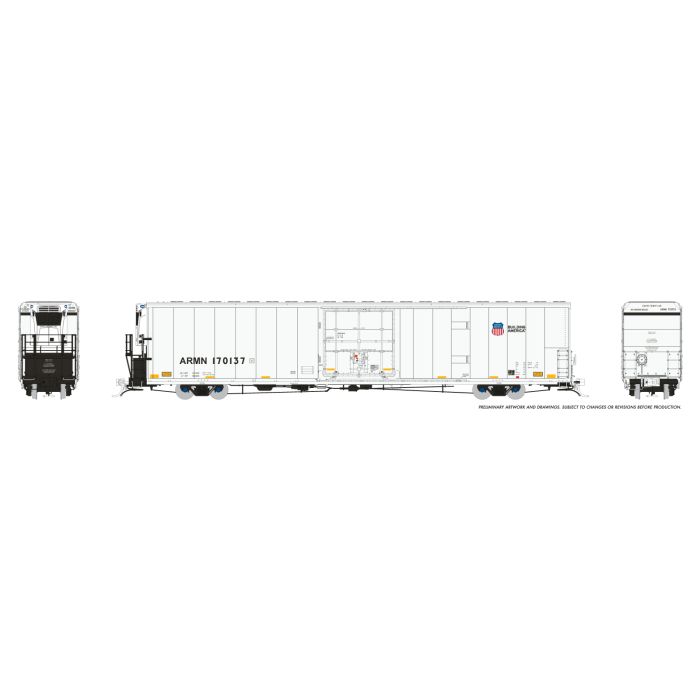 Rapido 167504 - 4 HO Greenbrier 7780 CU FT Reefer, Sound, ARMN 170155 - House of Trains