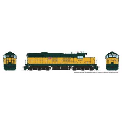 Rapido 50618 HO, SD9, ESU LokSound, CNW 6603 - House of Trains