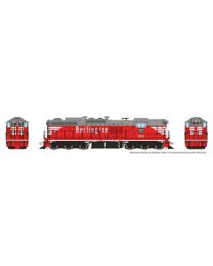 Rapido 50623 HO, SD9, ESU LokSound, Burlington, CS 834 - House of Trains