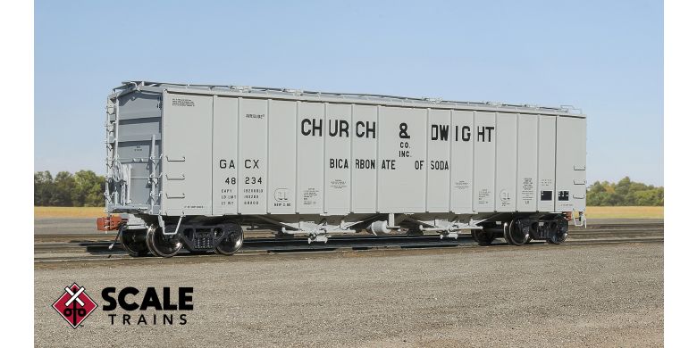 Scale Trains 32997 HO, GATC 4180cf Airslide Covered Hopper, Rivet Counter, GACX, 48246 - House of Trains
