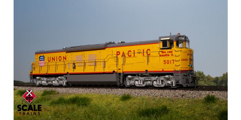 Scale Trains 70123 HO, Museum Quality, GE U50C, ESU LokSound, Union Pacific, We Can Handle It Slogan, UP 5017 - House of Trains