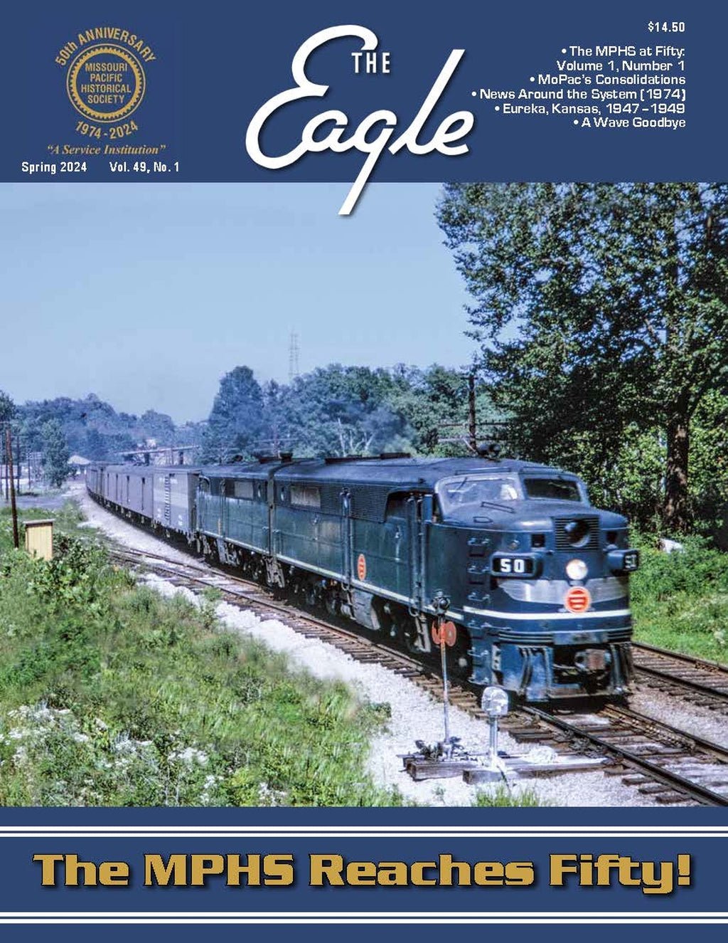 The Eagle, Spring 2024 Volume 49, Number 1, MPHS - House of Trains
