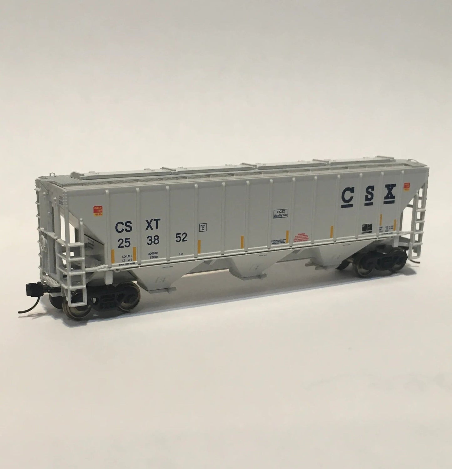 Trainworx 24424 - 01 N, PS2CD 4427 Covered Hopper, CSX, CSXT, 253852 - House of Trains