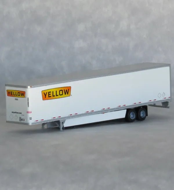 Trainworx 45385 - 04 N, LTL Trucks, 53' Trailer, Yellow, 530116 - House of Trains