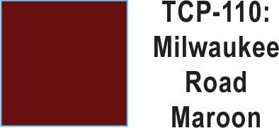 Tru Color TCP - 110 Milwaukee Road Maroon Paint 1 ounce - House of Trains