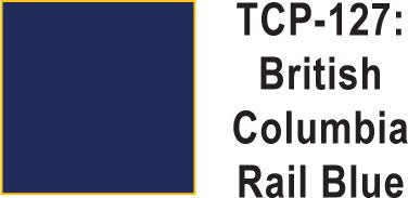 Tru Color TCP - 127 British Columbia Rail Blue Paint 1 ounce - House of Trains