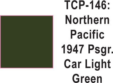 Tru Color TCP - 146 Northern Pacific 1947 Light Green 1 fluid ounce - House of Trains