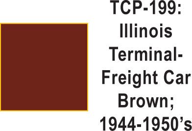 Tru Color TCP-199 Illinois Terminal 1950-60’s Frt. Car Red 1 ounce - House of Trains