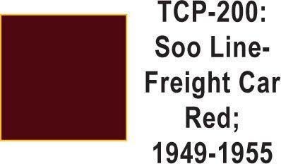 Tru Color TCP - 200 SOO Line 1949 - 55 Frt. Car Red 1 ounce - House of Trains