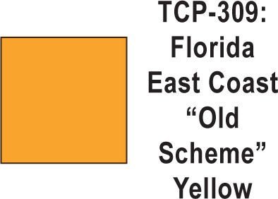 Tru Color TCP - 309 Florida East Coast, Old Scheme Yellow 1 ounce - House of Trains
