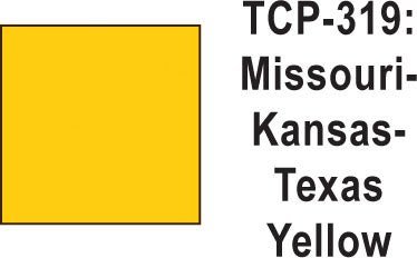 Tru Color TCP - 319 Missouri Kansas Texas Yellow Paint 1 ounce - House of Trains