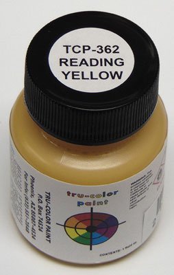 Tru Color TCP-362 Reading, Yellow, Paint 1 ounce - House of Trains