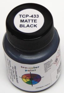 Tru Color TCP - 433 Matte Black, Paint 1 ounce - House of Trains