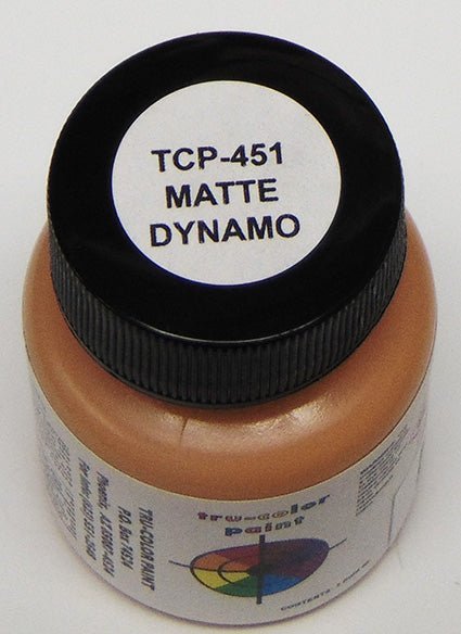 Tru Color TCP - 451 Matte Dynamo, Structure Exterior Wall, Paint 1 ounce, - House of Trains