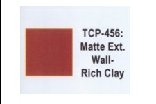 Tru Color TCP - 456 Matte Rich Clay, Structure Exterior Wall, Paint 1 ounce, - House of Trains