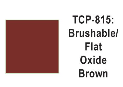 Tru Color TCP - 815 Flat Oxide Brown Paint 1 Fluid Ounce - House of Trains