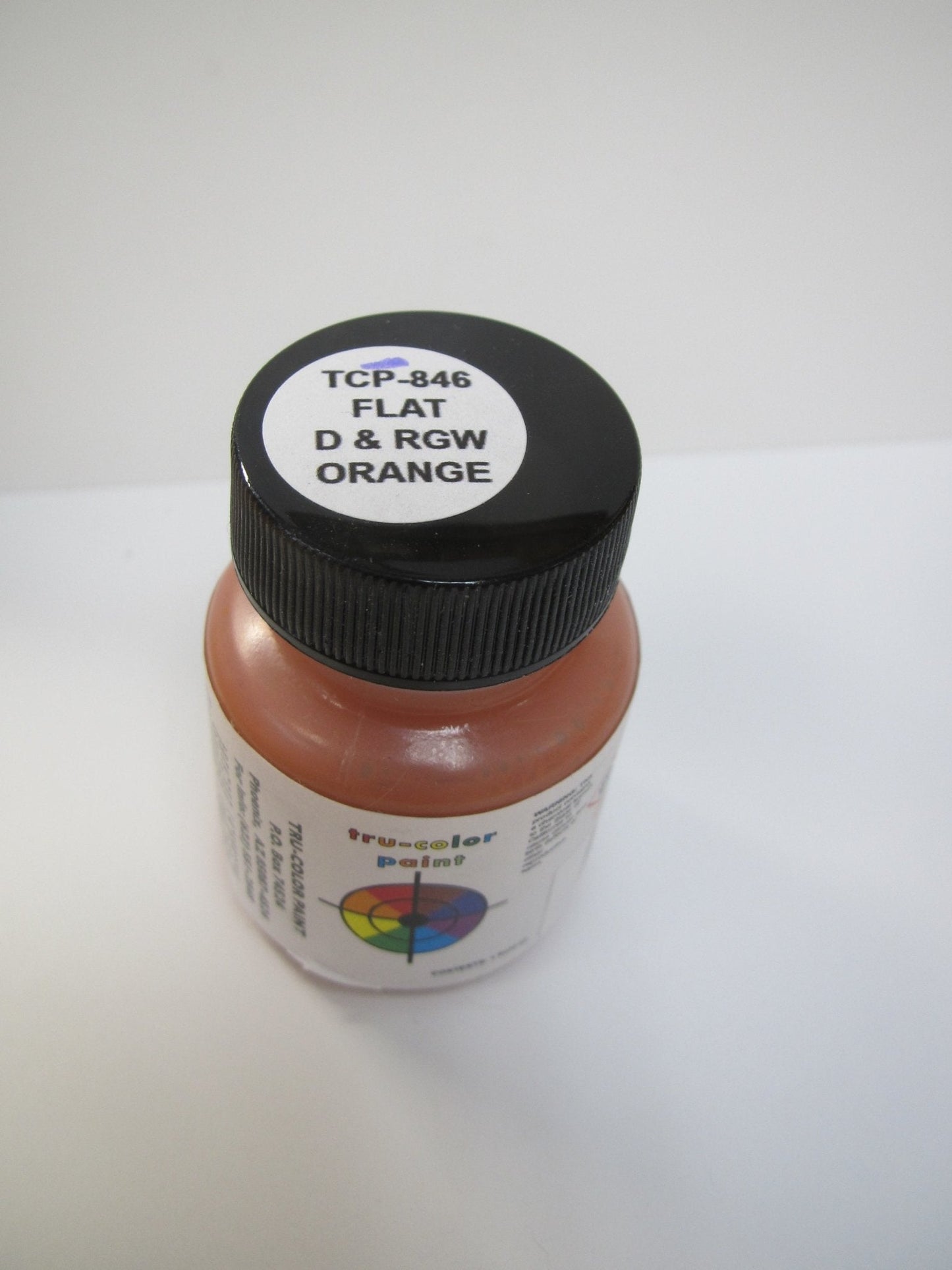 Tru Color TCP - 846 Flat Rio Grande Orange Paint 1 Fluid Ounce - House of Trains
