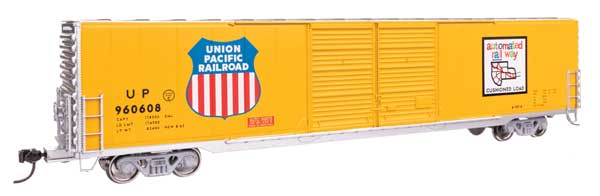 Walthers 910 - 3416 HO, Mainline, 60' Pullman Standard Double Door Auto Parts Boxcar, Union Pacific, UP 960608 - House of Trains