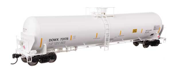 Walthers 920 - 100766 HO, 55' Trinity Modified 30k Tank Car, DOWX 73178 - House of Trains