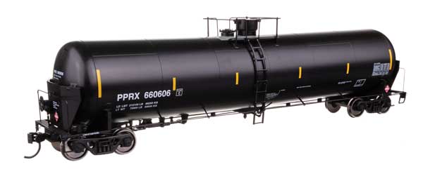 Walthers 920 - 100777 HO, 55' Trinity Modified 3K Tank Car, PPRX 660606 - House of Trains