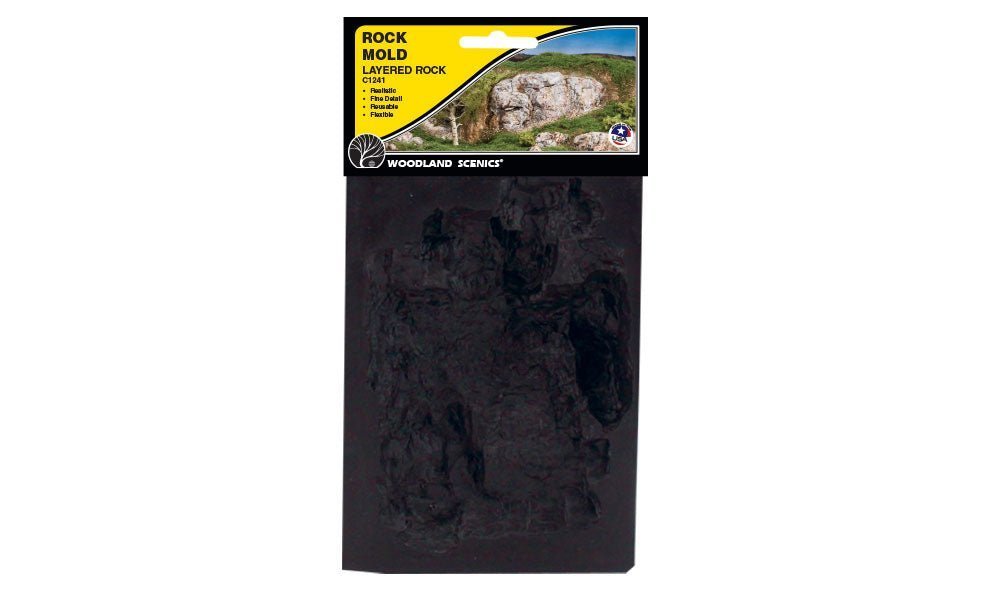 Woodland Scenics 1241, Rock Mold, Layered Rock - House of Trains