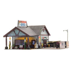 Woodland Scenics 4935 N, Ethyl's Gas and Service, Built Up - House of Trains