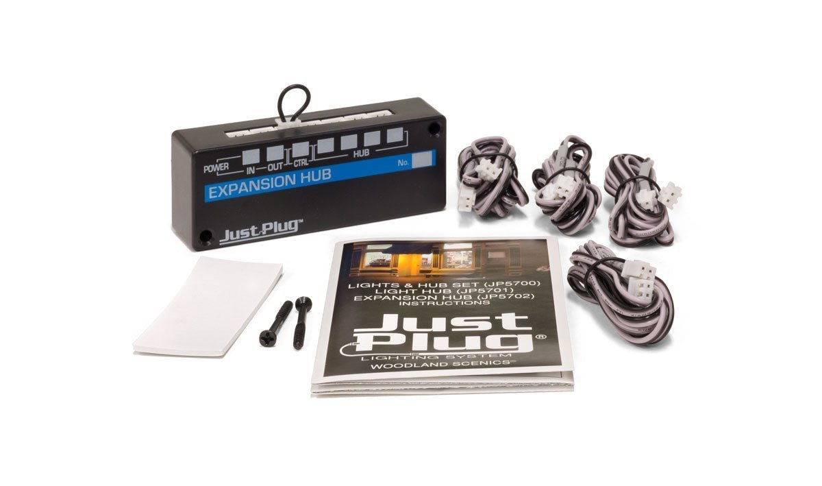 Woodland Scenics 5702, Just Plug Lighting System, Expansion Hub - House of Trains