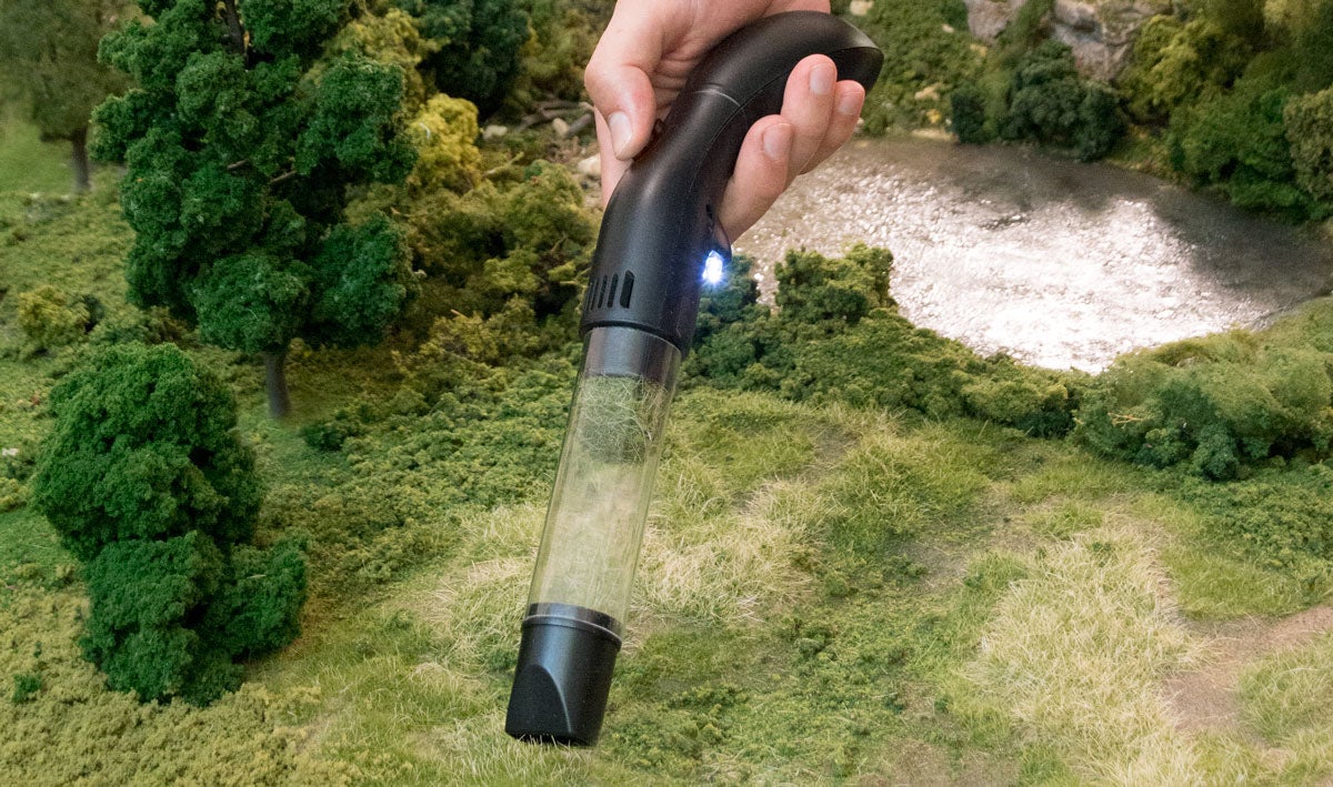 Woodland Scenics 640 Model - Vac, Cordless Vacuum to pick up and reuse excess material - House of Trains
