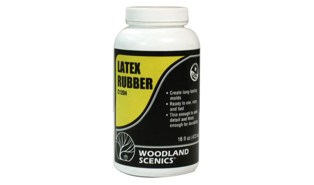 Woodland Scenics C1204 Latex Rubber, 16oz - House of Trains