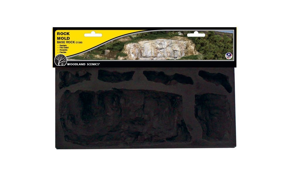 Woodland Scenics C1243 Base Face, Rock Mold - House of Trains