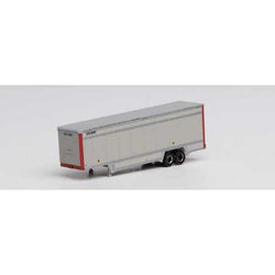 Athearn 30117 N 40' Parcel Trailer, UPS, No Logo, Red Ends, UPSZ, 86987 - House of Trains
