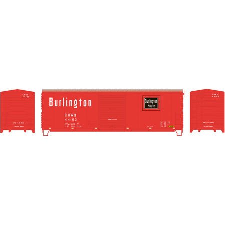 Athearn 67459 HO, 40' Box Car, Modernized, Chicago Burlington Quincy, CBQ, 44160 - House of Trains