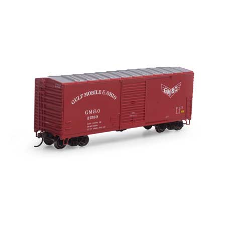 Athearn 67754 HO, 40' Box Car, Modernized, Gulf Mobile and Ohio, GMO, 21589 - House of Trains