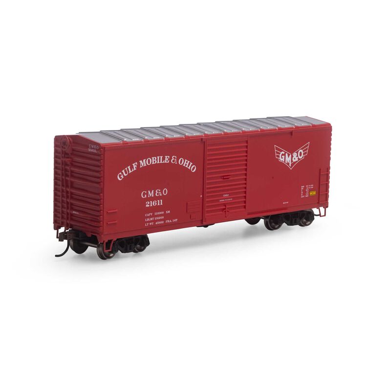 Athearn 67755 HO, 40' Box Car, Modernized, Gulf Mobile and Ohio, GMO, 21611 - House of Trains