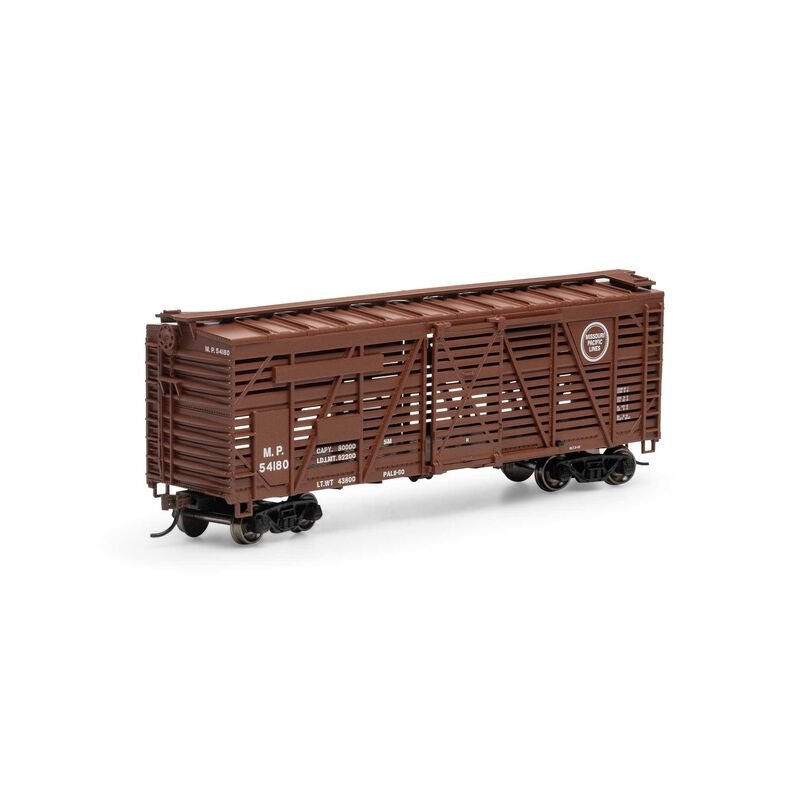 Athearn 76002 HO, 40' Stock Car, Missouri Pacific, MP, 54180 - House of Trains