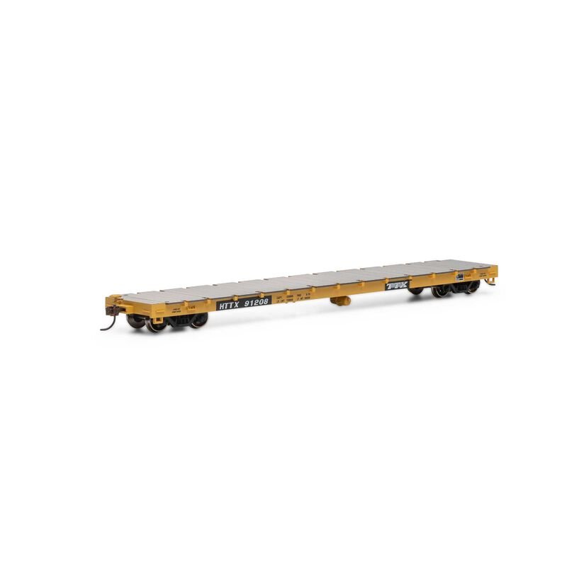 Athearn 97844 HO, 60' Flat Car, Trailer Train, HTTX, 91208 - House of Trains