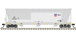 Atlas 20 006 945 HO, ACF 4650, Centerflow, Covered Hopper, Late, UP, ex-SP Patch, SP, 496490 - House of Trains