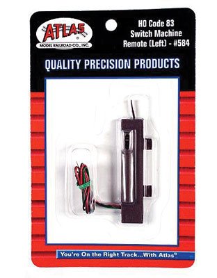 Atlas 584 HO, Code 83, Switch Machine, Remote, Left Hand - House of Trains