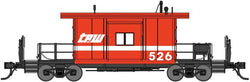 Bluford Shops 21241 N, Short Body, Bay Window Caboose, Toledo, Peoria and Western, TPW, 526 - House of Trains